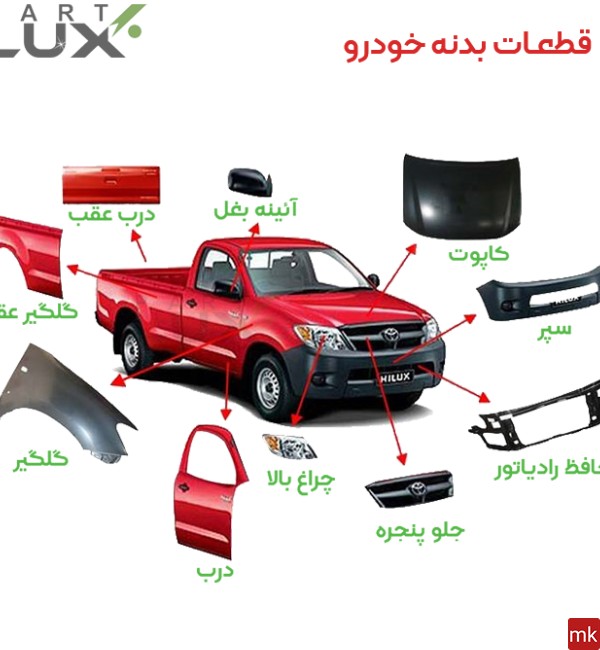 عکس قسمت های مختلف ماشین